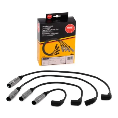 Bilde av NGK 7044 Pluggledninger 4 VOLKSWAGEN: Golf 4, Passat B5 Stasjonsvogn, Caddy 3, AUDI: A3 Sportback, A4 B6 Avant, Sedan, SKODA: Octavia 1 Combi