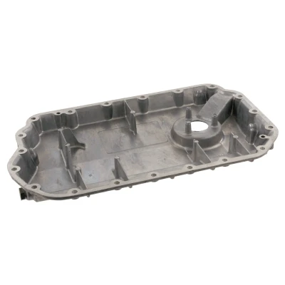 Bilde av FEBI BILSTEIN 31482 Bunnpanne med hull for oljenivåmåler Aluminium AUDI: A4 B5 Avant, B6 A6 C5 VOLKSWAGEN: Passat GP Stasjonsvogn