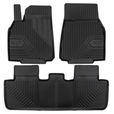 Bilde av FROGUM No. 77 77427341 Gulvmatte sett TPE (termoplastisk elastomer) foran og bak 3 svart Skreddersydd TESLA: Model Y
