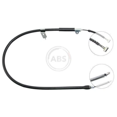 Bilde av A.B.S. K11837 Bremsekabel 1235 Trommelbrems for høyre/venstre ratt