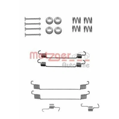 Bilde av METZGER 105 0820 Tilbehørsett, bremsesko TOYOTA: Yaris I Hatchback, Aygo, PEUGEOT: 107 SUZUKI: SWIFT 3