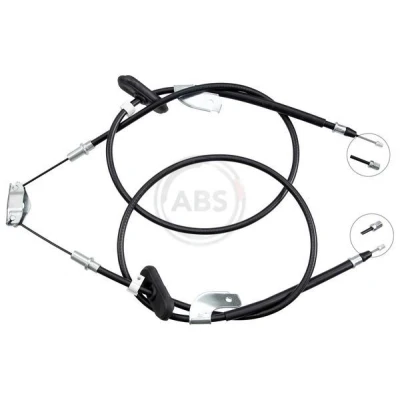Bilde av A.B.S. K14040 Bremsekabel 1385 Trommelbrems