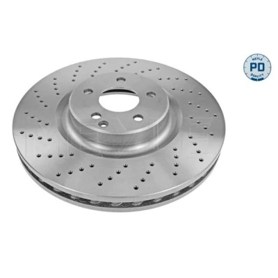 Bilde av MEYLE 083 521 2112/PD Bremseskiver framaksel 360 36 5 112 perforert / ventilert Sink lamell belagt høy karbon med skruer MERCEDES BENZ: CLS Coupé