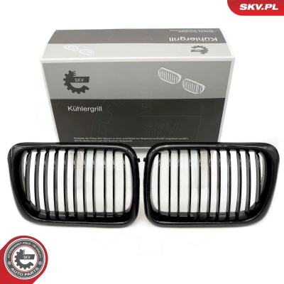 Bilde av ESEN SKV 66SKV049 Radiatorgitter glanset, svart BMW: 3 Sedan, Coupé, Cabrio