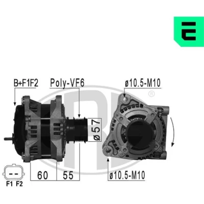 Bilde av ERA 210883A Dynamo 14V 160A CHRYSLER: VOYAGER 4