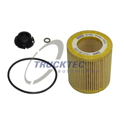Bilde av TRUCKTEC AUTOMOTIVE 08.18.037 Oljefilter Filterinnsats BMW: 5 Touring, Sedan, 1 Hatchback