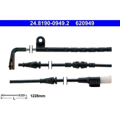 Bilde av ATE 24.8190 0949.2 Bremsebeleggslitasje LAND ROVER: Range Rover Sport