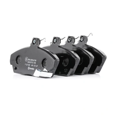 Bilde av BREMBO P 28 020 Bremseklosser med akustisk slitasjevarsel bremsecaliperskruer tilbehør HONDA: CIVIC 7 Hatchback