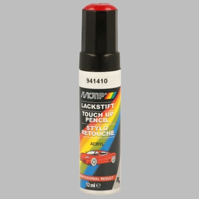 Bilde av MOTIP 941410 Kjøretøy kombinasjonslakk 12ml stift Rød RAL Acryl Spray 1023 traffic yellow high glossy 400 ml