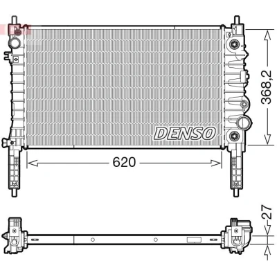 Bilde av DENSO DRM20119 Radiator 620 386 27