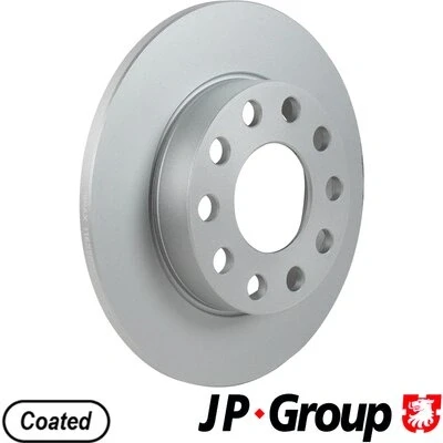 Bilde av JP GROUP 1163206900 Bremseskiver bakaksel 245 10 5 fullt ut belagt AUDI: A4 B7 Avant, B6 Sedan