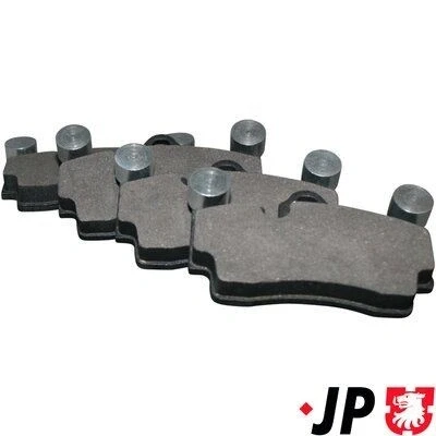 Bilde av JP GROUP 1163706910 Bremseklosser bakaksel klargjort for slitasjeindikator AUDI: Q7, PORSCHE: Cayenne, VOLKSWAGEN: Touareg I