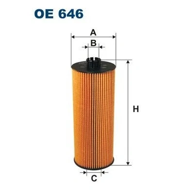 Bilde av FILTRON OE 646 Oljefilter Filterinnsats