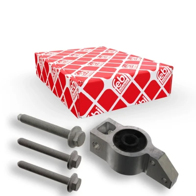 Bilde av febi BILSTEIN 45892 Styrestang Lagring med festemateriell Plus framaksel høyre, nede, bak Gummimetallager VOLKSWAGEN: Touran I, GOLF 6