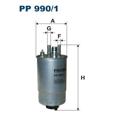 Bilde av FILTRON PP 990/1 Drivstoffilter ledningsfilter 8 9,5