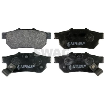 Bilde av SWAG 85 91 6301 Bremseklosser bakaksel med akustisk slitasjevarsel HONDA: CRX 3, CIVIC 5 Stufenheck
