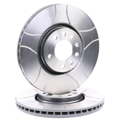 Bilde av BREMBO MAX LINE 09.9369.75 Bremseskiver 308 25 5 innvendig ventilert, med sliss belagt OPEL: Astra H GTC, Zafira A, B, SAAB: 9 Stasjonsvogn