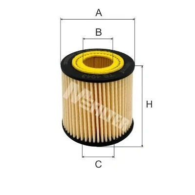 Bilde av Oljefilter MFILTER TE 4043