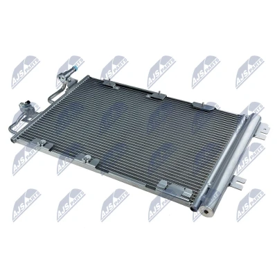 Bilde av NTY CCS PL 040 Kondensator med tørker Aluminium 590 OPEL: Zafira B, Astra H GTC, Caravan