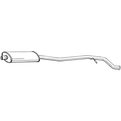 Bilde av Mellomlyddemper, peugeot 406, 406 break, 1717J1