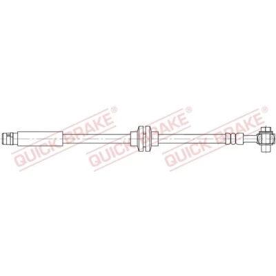 Bilde av QUICK BRAKE 50.207X Bremseslange 487 M10x1 OPEL: Mokka / X
