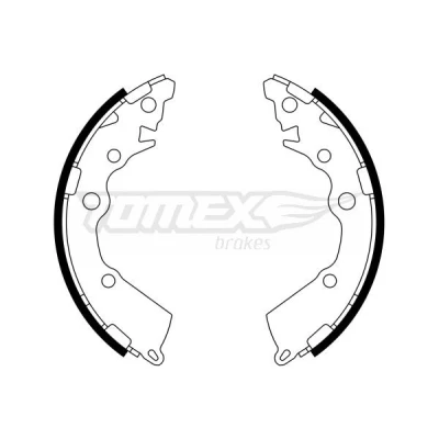 Bilde av TOMEX brakes TX 23 18 Bremsesko bakaksel 180 27 KIA: Picanto II
