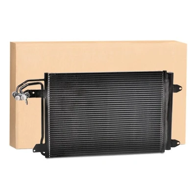 Bilde av VALEO 817777 Kondensator med tørker Aluminium 400 R 134a VOLKSWAGEN: Touran I, CADDY 4 Kasten, GOLF 6, AUDI: A3 Sportback, SKODA: Octavia 2 Combi