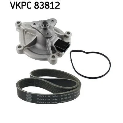 Bilde av SKF VKMC 33843 Vannpumpe + kileremsett med tetning MINI: Clubman