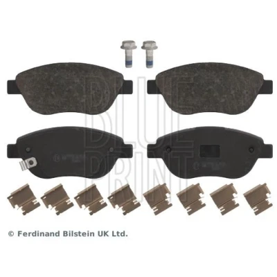 Bilde av BLUE PRINT ADZ94234 Bremseklosser framaksel med akustisk slitasjevarsel festemateriell OPEL: Corsa D Hatchback, FIAT: 500L