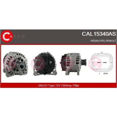 Bilde av CASCO CAL10118AS Dynamo 12V 55A MERCEDES BENZ: G Klasse SUV, SL Cabrio, T2/LN1 Varebil / Stasjonsvogn
