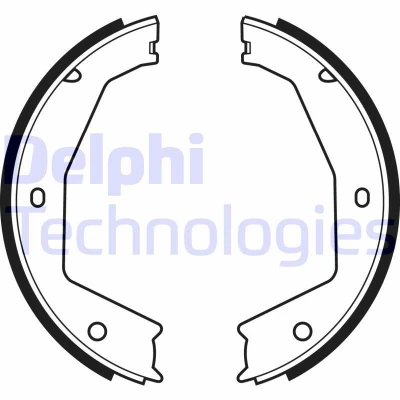 Bilde av DELPHI LS1954 Handbromsbackar JAGUAR: XJ Sedan