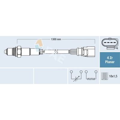 Bilde av Lambdasonde, audi,mercedes benz,porsche,seat,skoda,vw, 022 906 262 BT, CB, 03C BD, 03H G, P,