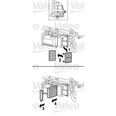Bilde av VALEO 716039 Kupéfilter Partikkelfilter 165 223 68 CLIMFILTER COMFORT SCANIA: 4 series, P,G,R,T series