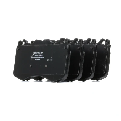 Bilde av VALEO 302447 Bremseklosser framaksel ekskl. slitasjevarselkontakt med antihyle blikk LAND ROVER: Range Rover Sport, 3, 4