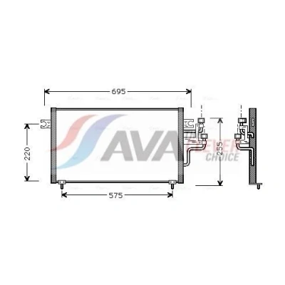 Bilde av PRASCO MT5119 Kondensator 12mm 8mm Aluminium 610mm
