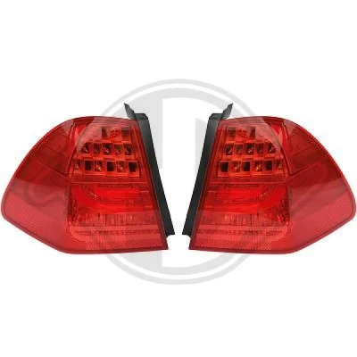Bilde av DIEDERICHS 1216890 Baklykter høyre ytre del LED Rød uten pæreholder BMW: 3 Touring
