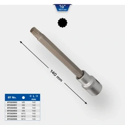 Bilde av KS TOOLS BT022954 Pipenøkkelinnsats M10 utvendig polygonhode
