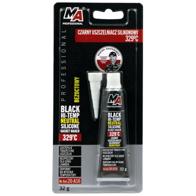Bilde av MA PROFESSIONAL 20 A16 Tetningsstoff Tube 32 permanent elastisk, oljebestandig svart