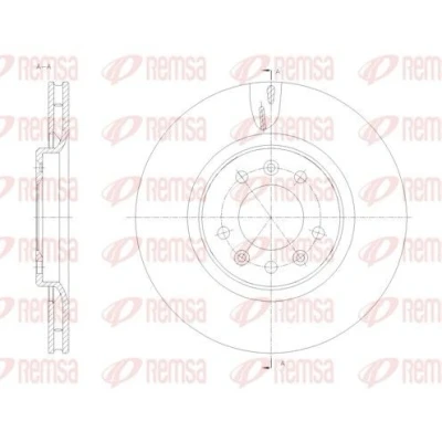 Bilde av REMSA 61776.10 Bremseskiver bakaksel 294, 0 22 5 108 ventilert TOYOTA: Proace II Van, Verso, CITROËN: Jumpy III PEUGEOT: Expert Van