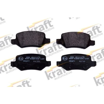 Bilde av KRAFT 6011170 Bremseklosser bakaksel MERCEDES BENZ: A Klasse, B Vaneo