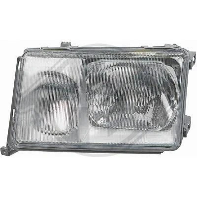 Bilde av DIEDERICHS 1612981 Frontlykter venstre H4, H4/H3, H3 MERCEDES BENZ: W124 Sedan, Stasjonsvogn