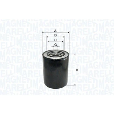 Bilde av MAGNETI MARELLI 153071760101 Oljefilter 3/4&quot; 16 Påskruingsfilter FIAT: Ducato II Flatvogn lastebil/Chassis, I lastebil/Chassis