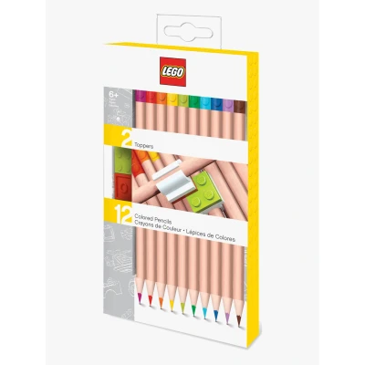 Bilde av LEGO Fargeblyanter 12 pack Tusjer &amp; Malersett