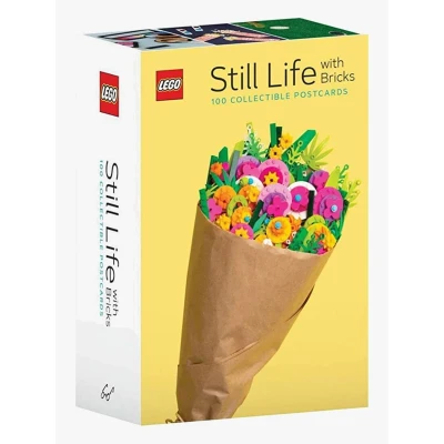Bilde av LEGO Still Life with Bricks 100 Samlepostkort Skolestart &amp; Skrivesett