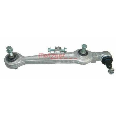 Bilde av METZGER 58009418 Bærebru KIT + med støtte / styreledd, gummifeste, festemateriell framaksel, nede, foran Casterstag Aluminium 16,4