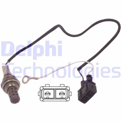 Bilde av DELPHI ES10998 12B1 Lambdasonde Fingersonde, ikke oppvarmet VOLKSWAGEN: Golf 3 Cabrio