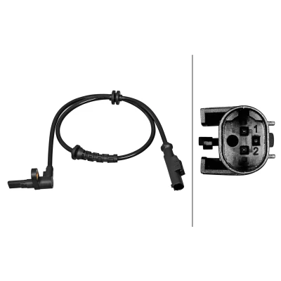 Bilde av HELLA 6PU 358 217 001 ABS sensor aktiv 2 560 OPEL: Corsa D Hatchback, FIAT: Grande Punto ALFA ROMEO: MiTo