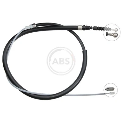 Bilde av A.B.S. K13870 Bremsekabel 1610 for høyre/venstre ratt VOLKSWAGEN: Touran I