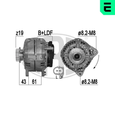 Bilde av ERA 210929A Dynamo 14V 180A VOLKSWAGEN: Transporter 5 Bus, 5, Multivan (7HM