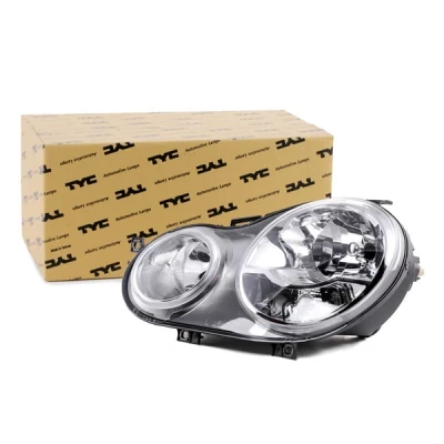 Bilde av TYC 20 0386 05 2 Frontlykter venstre H7, H1 med elektromotor, pæreholder VOLKSWAGEN: Polo IV Hatchback